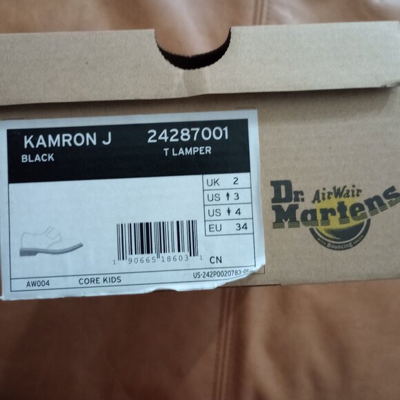 Dr Martens Junior 1461 Softy T Leather Shoes Size Kid US 3 - Picture 5 of 6